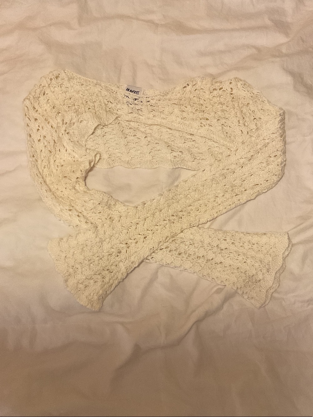 Cream Crochet Bolero